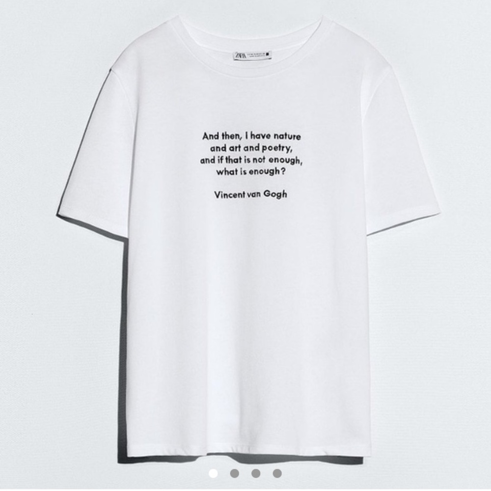 Zara Vincent Van Gogh shirt